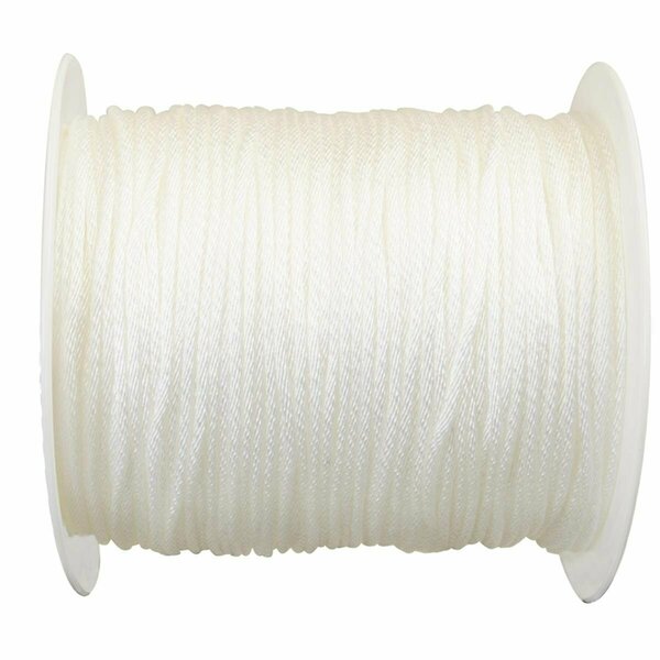 Orfebreria 0.12 in. x 600 ft. Solid Braided Nylon Rope OR3304372